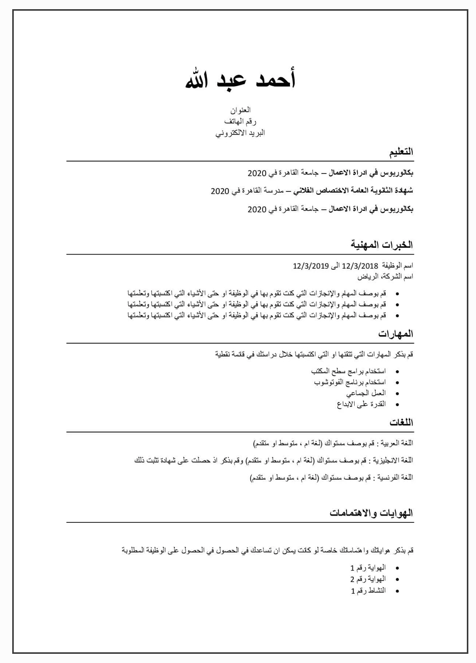 سيرة ذاتية 